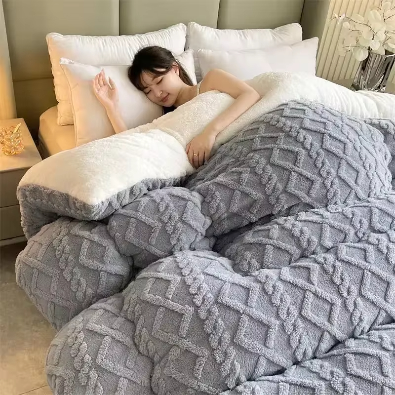 Weighted Blanket 15Lb - High End Thickened Winter Warm Blankets