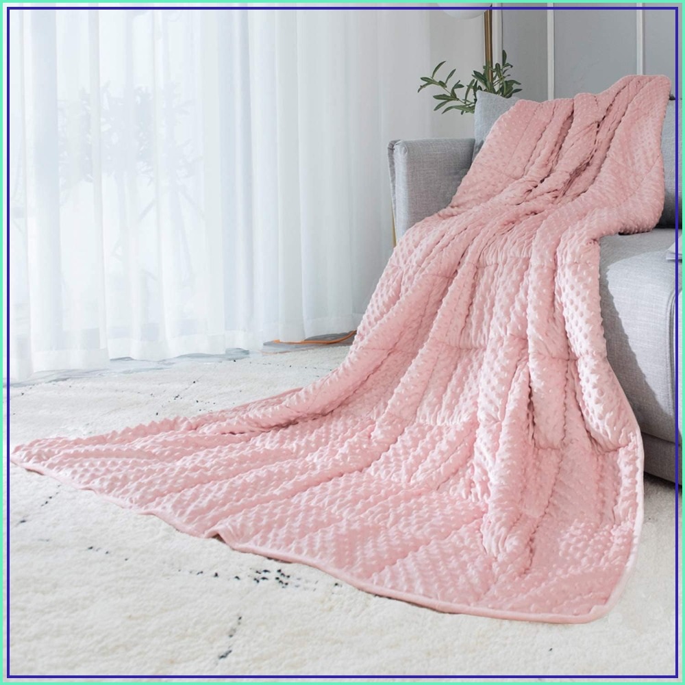 Weighted Blanket 15Lb - Reversible Weighted Blanket for All Season,