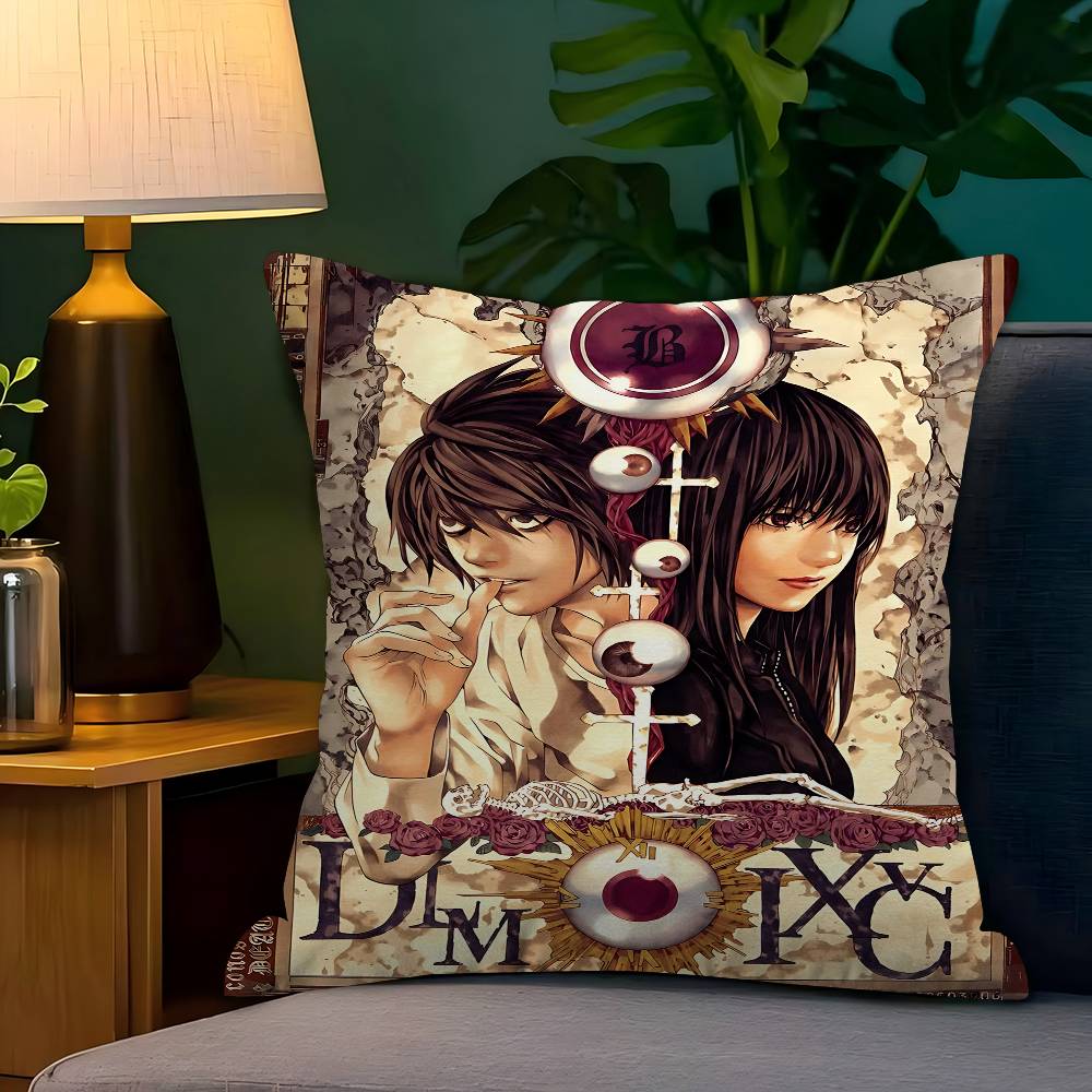 Anime Death Note Cushion Cover - مراجعة Home Textiles Notes وسعره