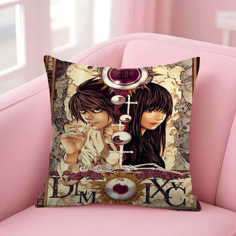 Anime Death Note Cushion Cover - مراجعة Home Textiles Notes وسعره