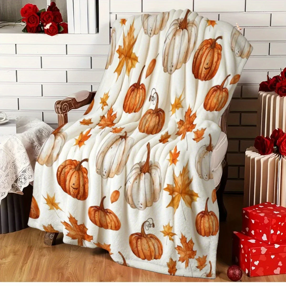 Thanksgiving Throw Blanket – C - مراجعة Home Textiles Turkey وسعره