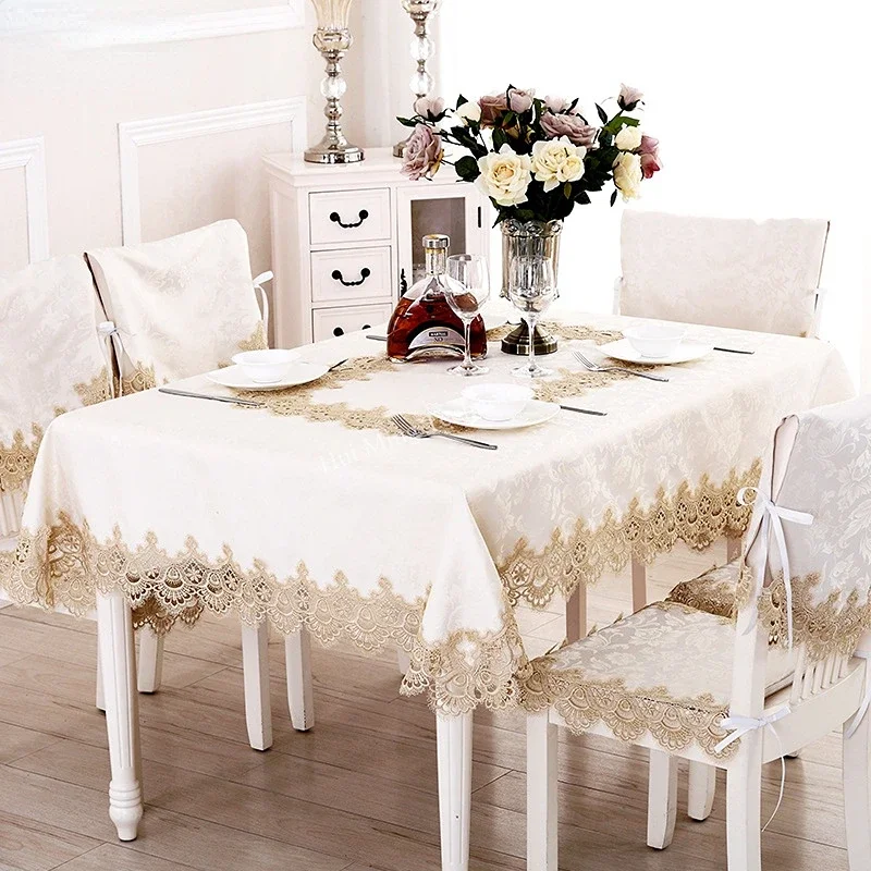Table Cloth Round Table Cream  - مراجعة Home Textiles List وسعره