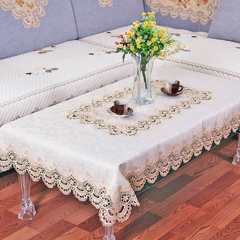 Table Cloth Round Table Cream  - مراجعة Home Textiles List وسعره