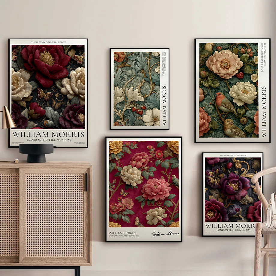 William Morris London Textile  - مراجعة Home Textiles Exhibition وسعره