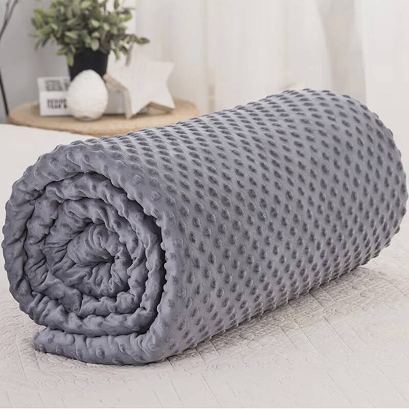 Dual-sided Flannel Weighted Bl - مراجعة Weighted Blanket 15Lb وسعره