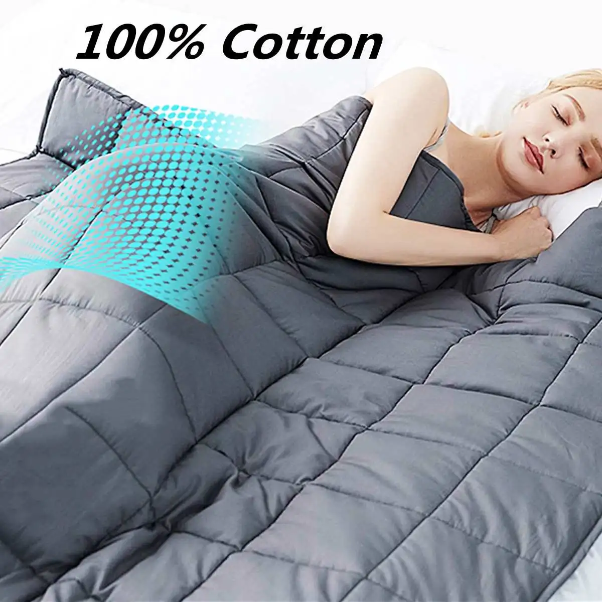 6 Size Weighted Blanket for Ad - مراجعة Weighted Blanket 15Lb وسعره