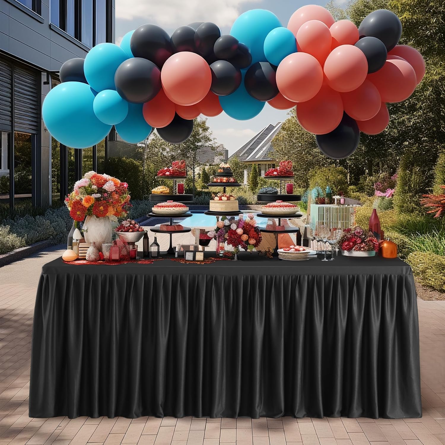 Table Skirt Conference Room Ta - مراجعة Home Textiles Exhibition وسعره