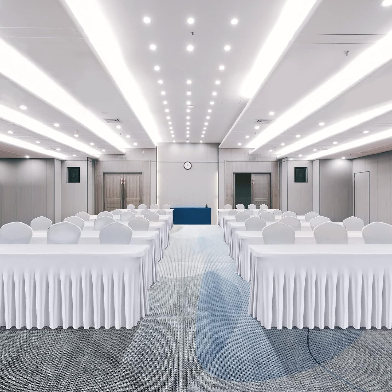 Table Skirt Conference Room Ta - مراجعة Home Textiles Exhibition وسعره