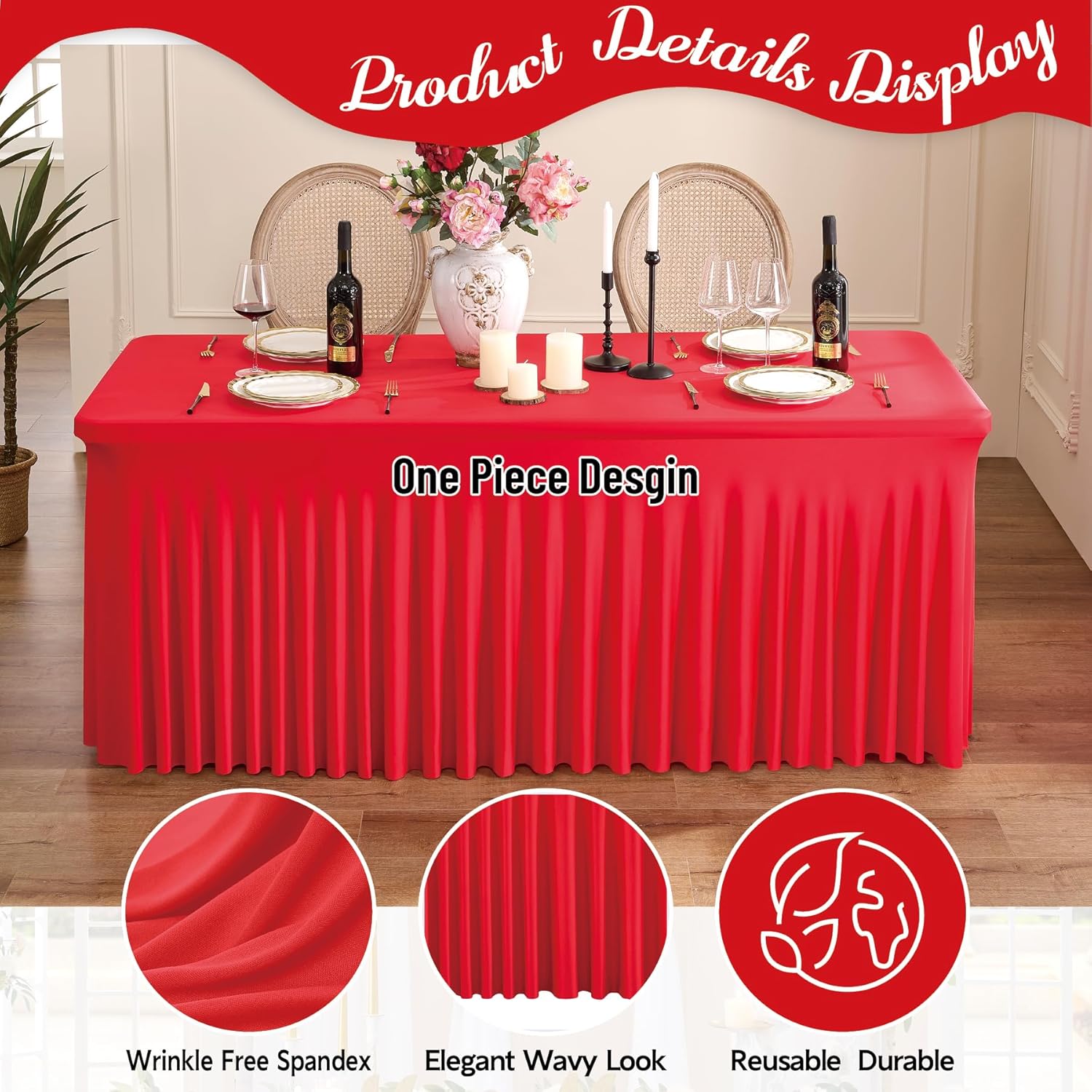Table Skirt Conference Room Ta - مراجعة Home Textiles Exhibition وسعره
