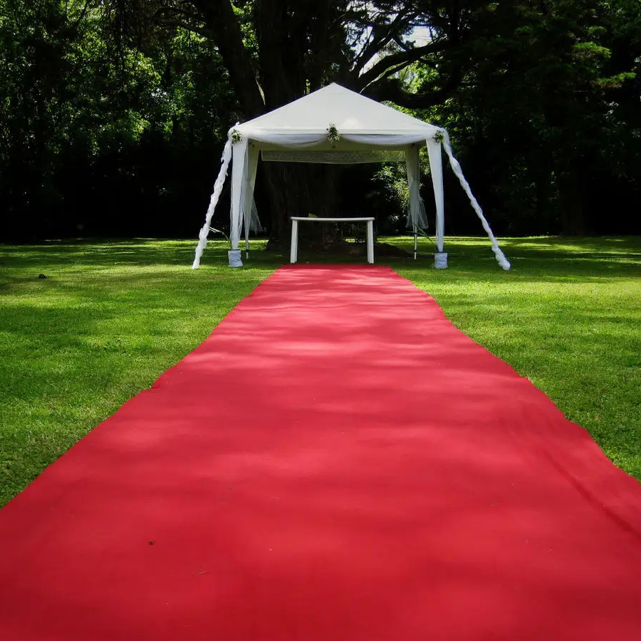 Red Wedding Carpet Thick Mater - مراجعة Home Textiles Exhibition وسعره