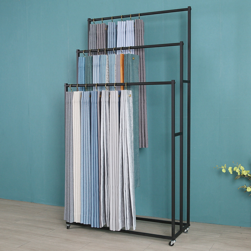 Curtain sample color card disp - مراجعة Home Textiles Exhibition وسعره