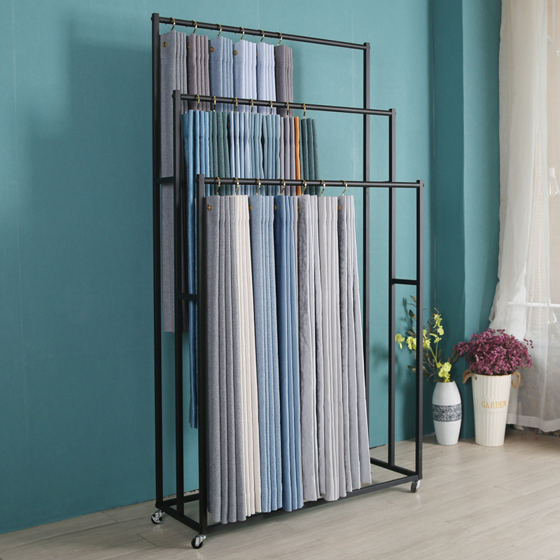 Curtain sample color card disp - مراجعة Home Textiles Exhibition وسعره