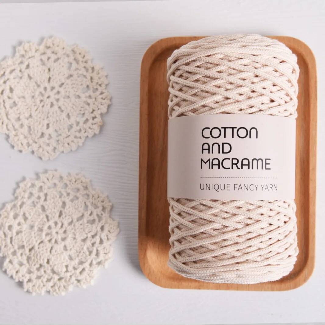 200g Pure Cotton Yarn,110m 3mm - مراجعة Home Textiles Consultant وسعره