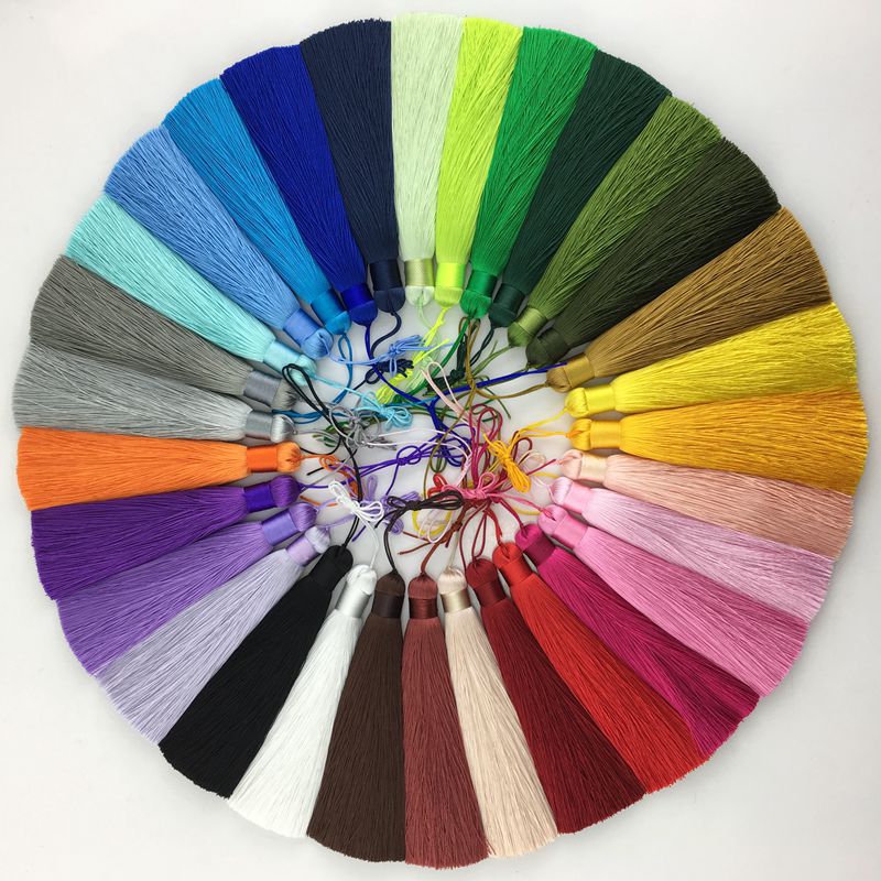 1Pcs 12CM Polyester Silk Beads - مراجعة Home Ec Textiles وسعره
