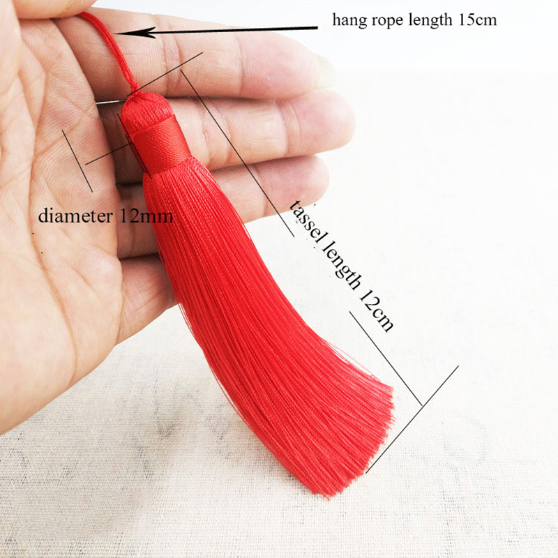 1Pcs 12CM Polyester Silk Beads - مراجعة Home Ec Textiles وسعره