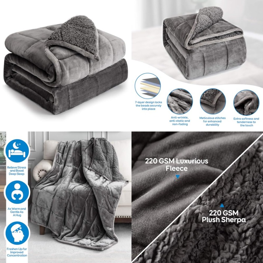 Weighted Blanket s Queen Size  - مراجعة Weighted Blanket 15Lb وسعره