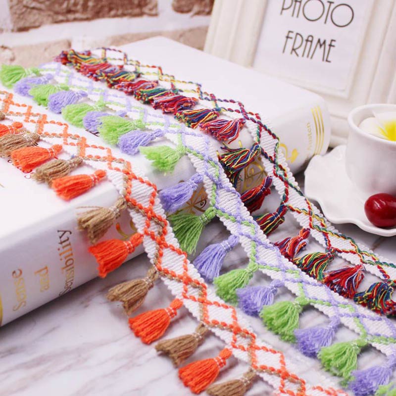 1yard/lot Tassel Fringe trim f - مراجعة Home Ec Textiles وسعره