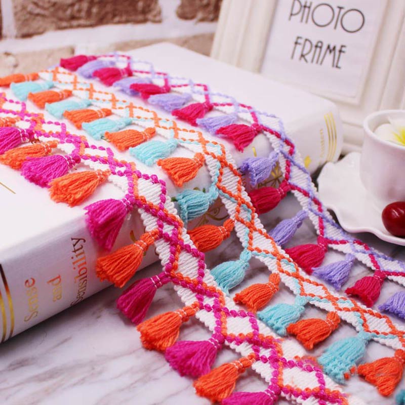 1yard/lot Tassel Fringe trim f - مراجعة Home Ec Textiles وسعره