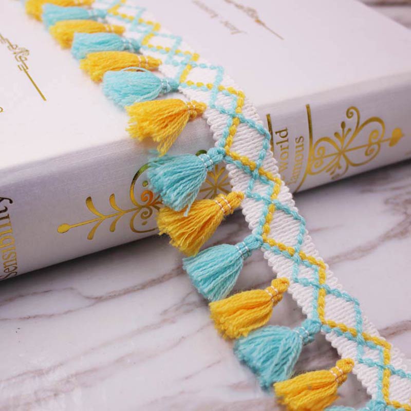 1yard/lot Tassel Fringe trim f - مراجعة Home Ec Textiles وسعره