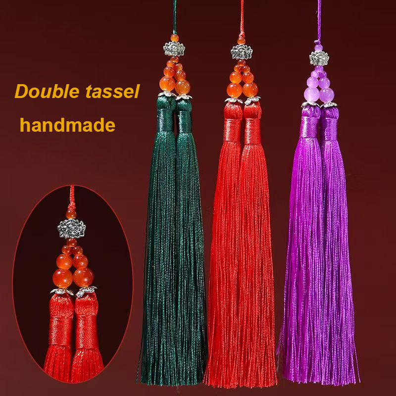 1/2Pcs 15cm Double Tassel Brus - مراجعة Home Textiles Suppliers In Usa وسعره