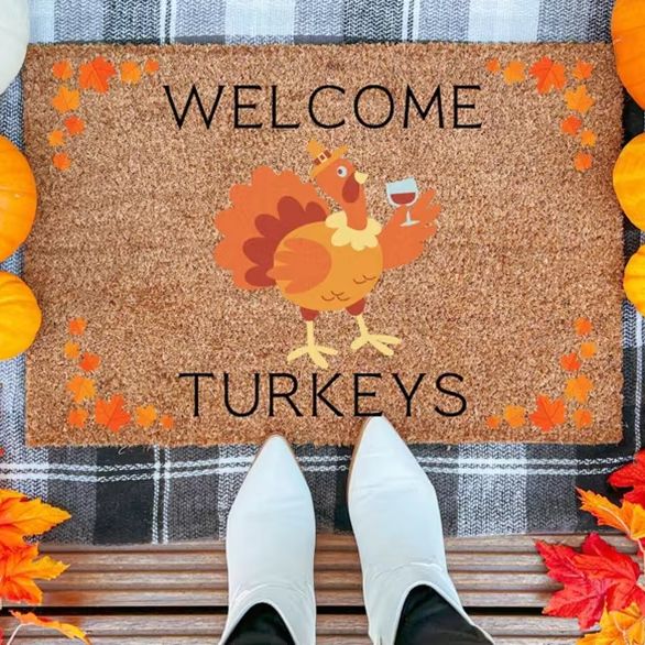Personalized Welcome Turkeys D - مراجعة Home Textiles Turkey وسعره