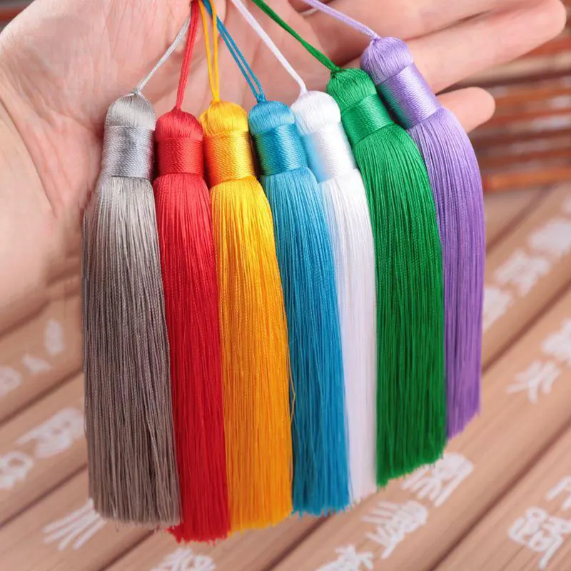 2Pcs 12CM Polyester Tassels wi - مراجعة Home Ec Textiles وسعره