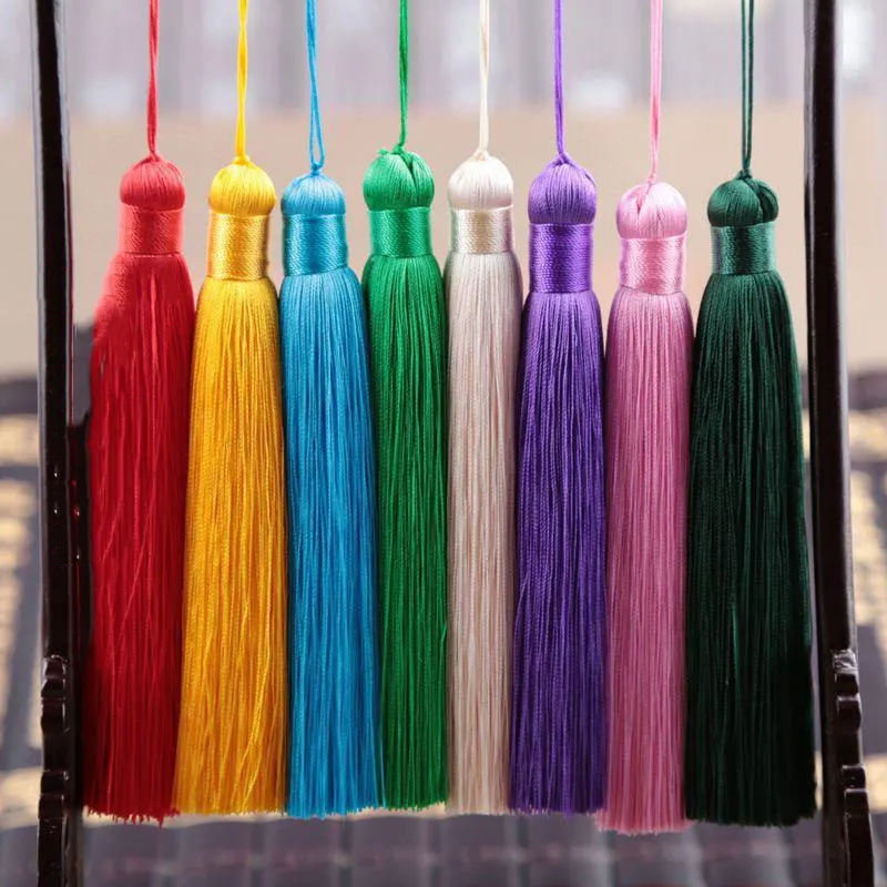 2Pcs 12CM Polyester Tassels wi - مراجعة Home Ec Textiles وسعره