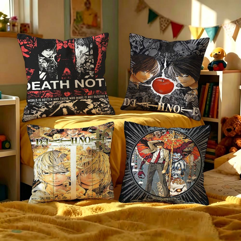 Anime D-Death note Pillowcase  - مراجعة Home Textiles Notes وسعره