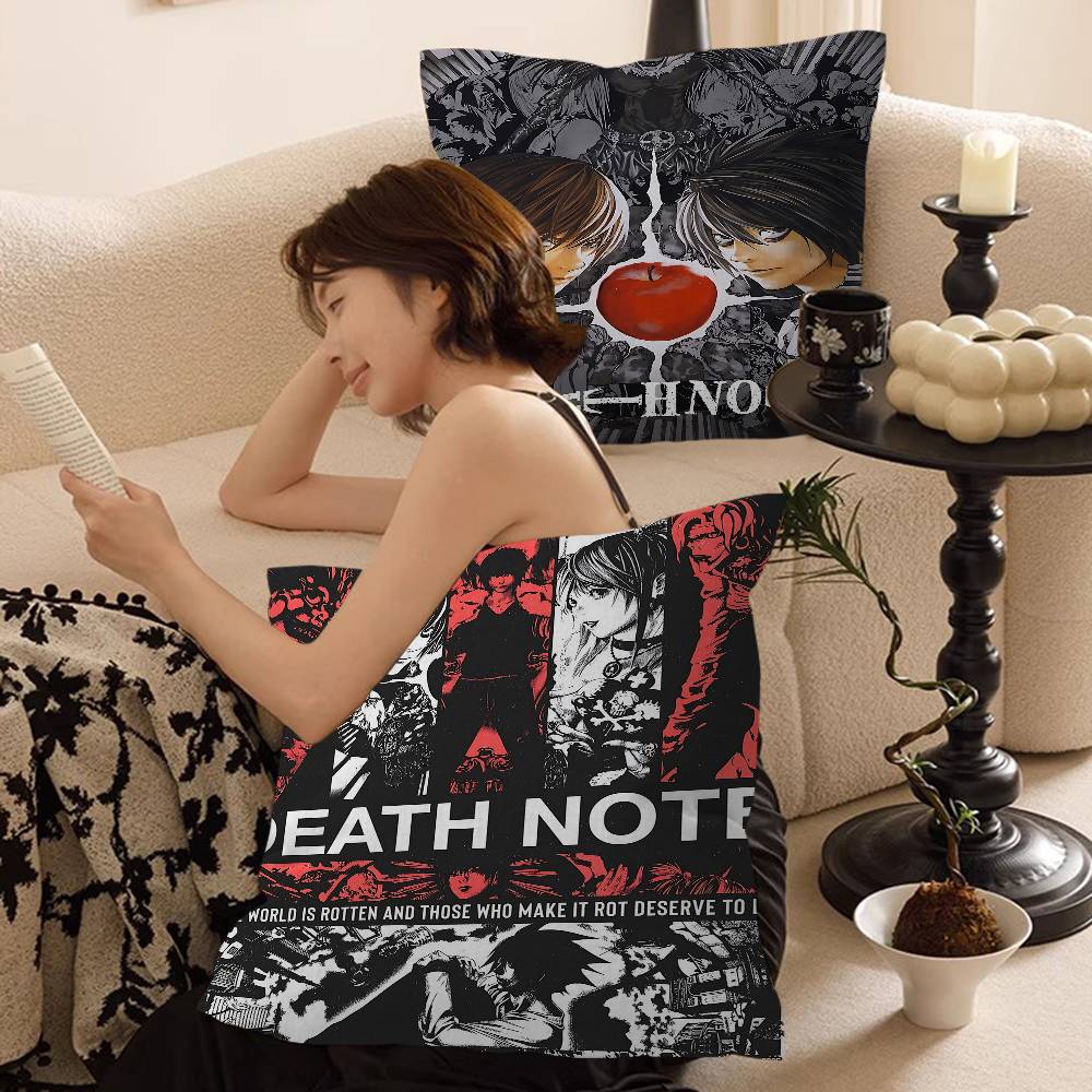 Anime D-Death note Pillowcase  - مراجعة Home Textiles Notes وسعره