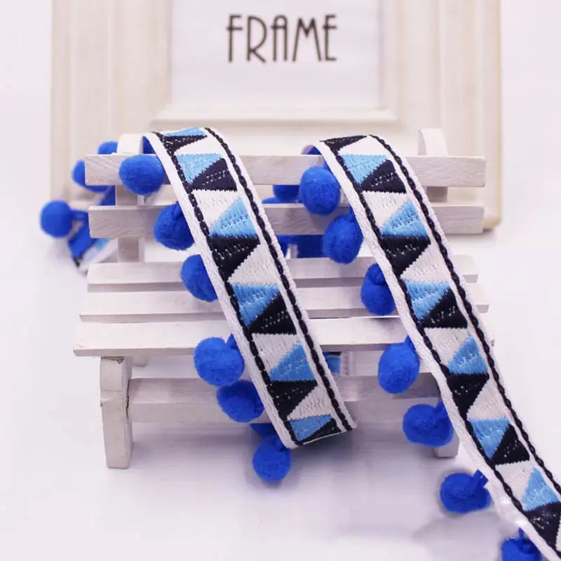 1-10Yards Pompoms Lace Trim Ba - مراجعة Home Ec Textiles وسعره