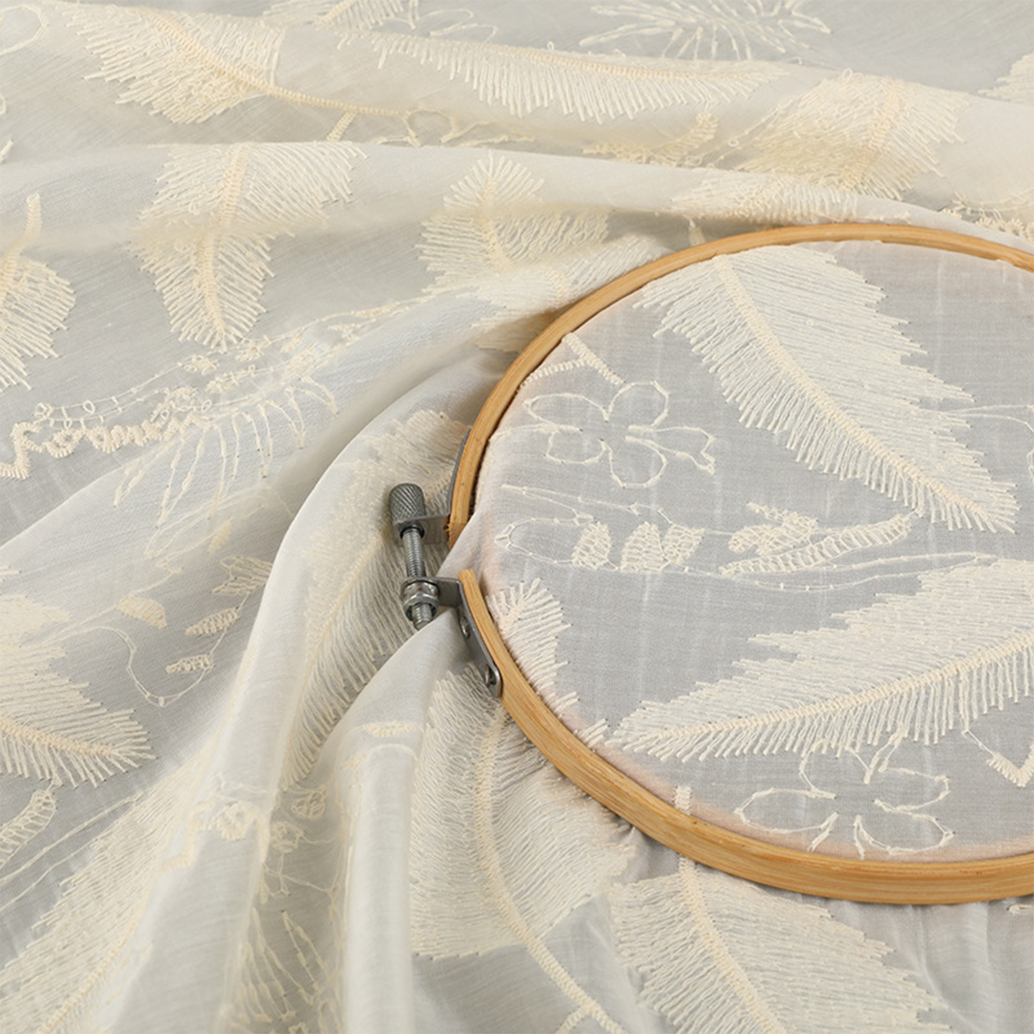 5 Yards Silk Cotton Embroidery - مراجعة Home Textiles Suppliers In Usa وسعره