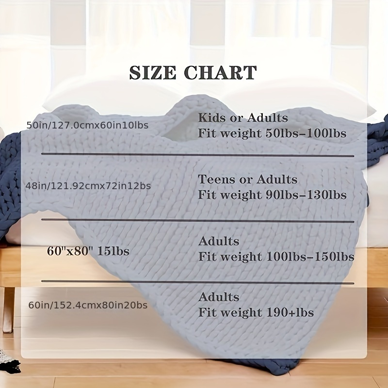 Weighted Knitted Weighted Blan - مراجعة Weighted Blanket 15Lb وسعره