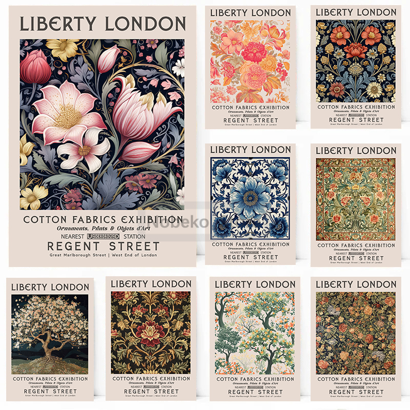 William Morris Exhibition Post - مراجعة Home Textiles Exhibition وسعره