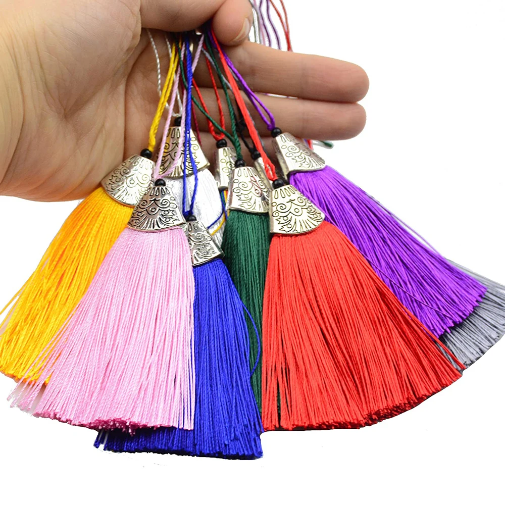 5/10Pcs Silky Handmade Tassels - مراجعة Home Ec Textiles وسعره