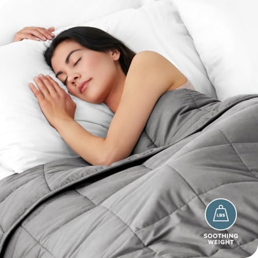 Weighted Blanket AllNatural 0  - مراجعة Weighted Blanket 15Lb وسعره